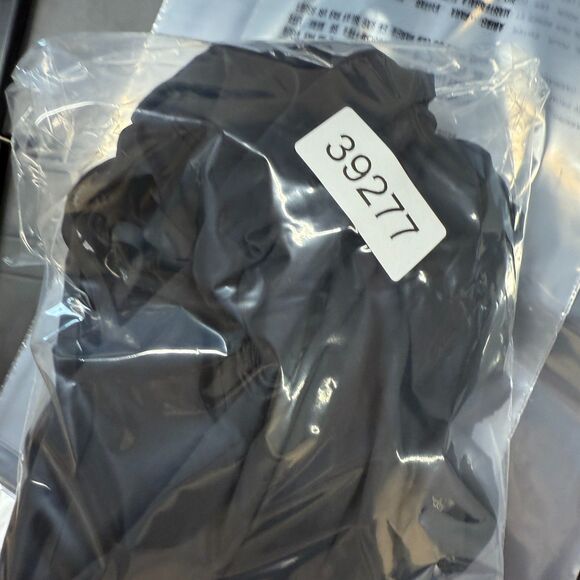 H&M Dress Women M Medium Black Shift Short Crew Neck Long Sleeve Tasseled Casual - Picture 8 of 8